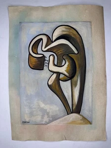 Pablo Picasso COA Art Painting Original Drawing Vintage Paper Signed - Picture 1 of 5