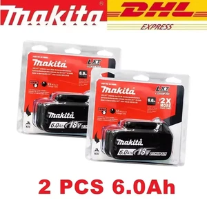 Makita 18V 6.0Ah 5.0Ah Battery with Charger, Rechargeable Lithium Ion Power Tool - Picture 1 of 22