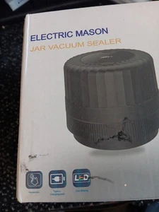 Electric Mason Jar Vacuum Sealer for Wide Mouth and Regular Mouth Mason Jars NIB - Picture 1 of 1