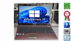 ASUS K53S NOTEBOOK LAPTOP CPU INTEL CORE i7-2630QM SSD WINDOWS 11 - Bild 1 von 1