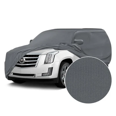 For GMC S15 Jimmy 83-91 Satin Stretch Indoor Metallic Gray Custom Car Cover - Image 1 of 4