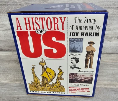 A History Of US by Joy Hakim Complete Box set Books 1-11,  (2nd print) NEW! - Imagem 1 de 4
