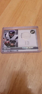 2010 Press Pass Portrait Edition - Game Day Gear Mike Kafka #GDG-MK Silver 36/99 - Image 1 of 2