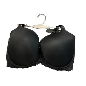 Natori Women Renew Bra BLACK Color Style 731233 Padded NEW $64 Full Figure 34H - Picture 1 of 13