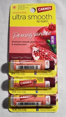 (3) Granada Carmex RARO DIFÍCIL DE ENCONTRAR ENVÍO RÁPIDO GRATUITO EE. UU. Foto 1 de 4