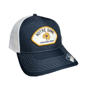 Notre Dame Fighting Irish Hat Cap Mens Snapback Blue and White NCAA Sugar Bowl - Picture 1 of 9