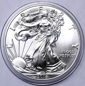 American Eagle 2016 1oz Silbermünze Stempelglanz in Kapsel - Bild 1 von 2