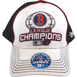 Boston Red Sox 2007 AL League Champs New Era Official Clubhouse Cap Hat - Picture 1 of 10