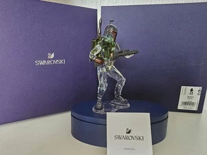 SWAROVSKI DISNEY STAR WARS 'BOBA FETT' BRAND NEW - Picture 1 of 5