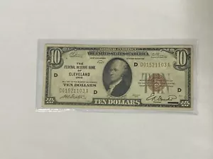1929 10 Dollar Bill From The Minnesota Bank of Duluth - Picture 1 of 2