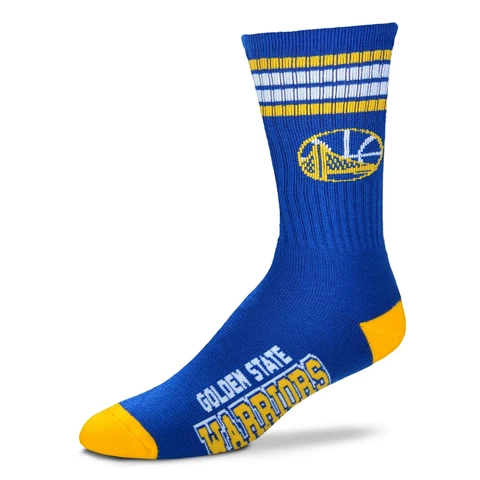 Golden State Warriors Large '4 Stripe' Deuce Socks Cover