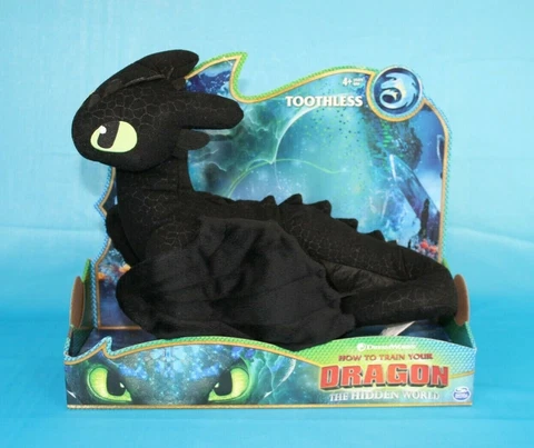 Dreamworks Dragons TOOTHLESS 14-Inch Deluxe Plush 2019 The Hidden World NEW! Cover
