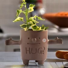 Handcrafted Resin Art 'Hug Me' Planter | Unique Plant Pot for Your Friends