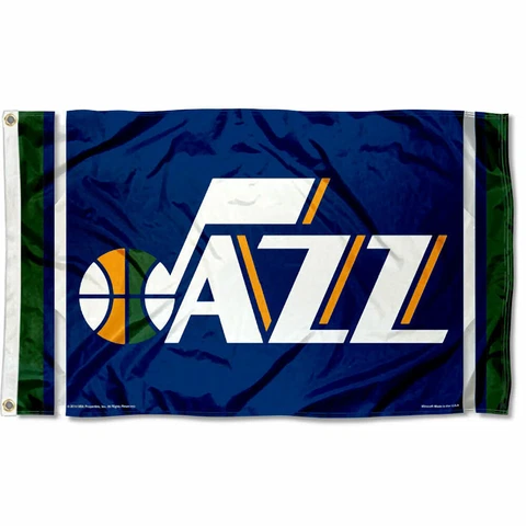 Utah Jazz NBA Flag Banner Cover