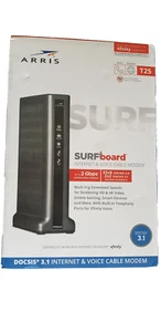 Arris SURFboard T25 DOCSIS 3.1 Gigabit Cable Modem Dual-Band with Xfinity Voice - Picture 1 of 6