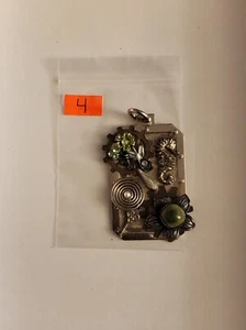 Colgante Steam Punk Decorado a Mano Metal Aprox 2-1/2 x 1-1/2" - Imagen 1 de 2