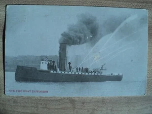The Fire Boat DUWAMISH The Pacific Northwest Photographic Series 1911 Postcard - Picture 1 of 2