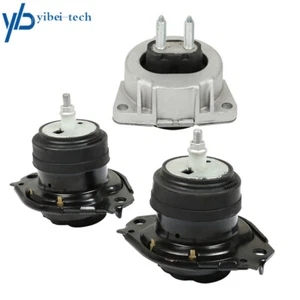 3Pcs Engine Motor & Trans Mount Set For 11-19 Jeep Grand Cherokee 3.6L 5.7L RWD - Picture 1 of 10