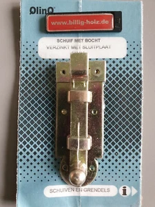 verzinkter Möbelriegel original von QlinQ, Profilriegel gekröpft 80mm - Bild 1 von 3