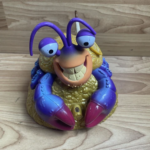 Moana Disney Tamatoa Musical Jewelry Box Crab Lights Up 7" Sings WORKS Cover