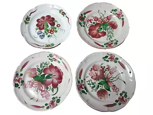 4 piatti da parete in ceramica Fayence 23,5 cm - Foto 1 di 6