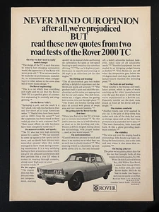 1968 British Leyland Rover 2000 TC Vintage Ad - Picture 1 of 1