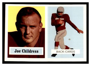 1994 Topps Archives 1957 #100 JOE CHILDRESS Chicago Cardinals ~D4T