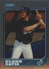1997 Bowman Chrome Baseball #294 Glenn Davis RC
