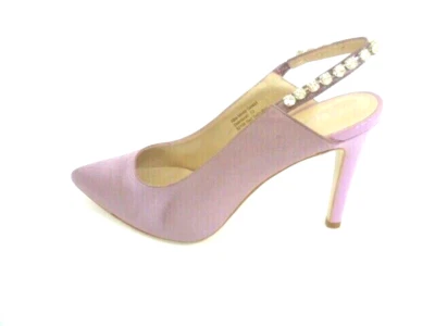 41 7,5 von Alba Moda Sandalen Pumps Slingpumps Schuhe Leder flieder - Bild 1 von 4