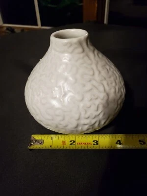 Jarrón Jonathan Adler Pot Porter Linterna Brote de Ajo 4.5 Ancho X 4 Alto Antiguo Antiguo Foto 1 de 3