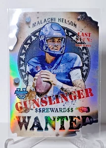 2024 Topps Bowman's Best U-GB-19 Gunslinger rifrattore diecut Malachia Nelson RM73 - Foto 1 di 2