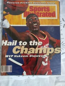 1994 HOUSTON ROCKETS NBA CHAMPIONSHIP Sports Illustrated Olajuwon Cover - Picture 1 of 11