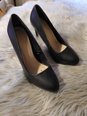 FOREVER 21 black platform heels pumps Women's size 8.5 - Image 1 of 4