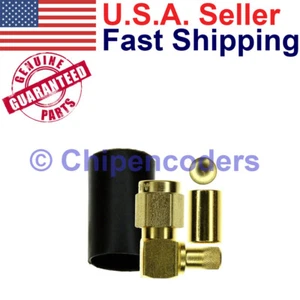 Amphenol RF 901-9531-1 SMA Right Angle Connector Male Gold RG-55, 142, 223, 400 - Bild 1 von 3