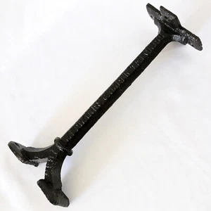 BRACKET CORBEL CAST IRON EDWARDS CAMDEN LONDON VICTORIAN c.1860 14.5” L EXC COND - Picture 1 of 10