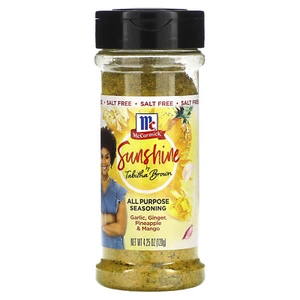 All Purpose Seasoning, Sunshine by Tabitha Brown, Salt Free, 4.25 oz (120 g) - Picture 1 of 2