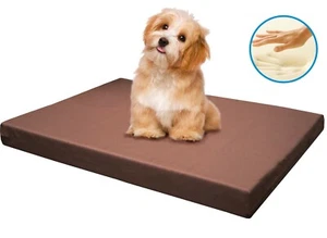 Waterproof Memory Foam Pet Dog Bed for Small Medium to Extra Large XL Fit Crate - Picture 1 of 15