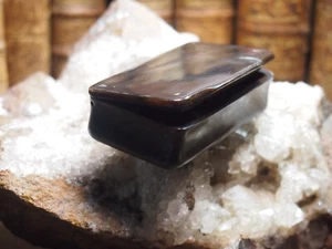 TABATIERE  BOIS LAQUE Nen bois laqué II empire  original snuff box - Picture 1 of 4