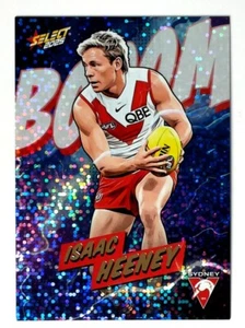 2025 Select AFL Boom Hobby #BMH94 Isaac Heeney 85/85 Sydney END OF LINE - Picture 1 of 3