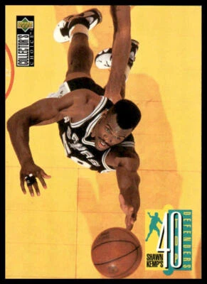 1995-96 UD Collector's Choice #408 David Robinson "Kemps 40 Top Defenders" Card - Image 1 of 2