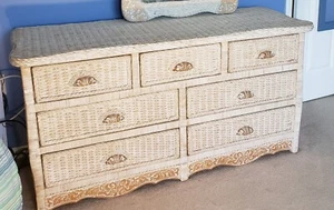 Pier 1 Imports Jamaica Collection Large Dresser Rattan - Picture 1 of 3