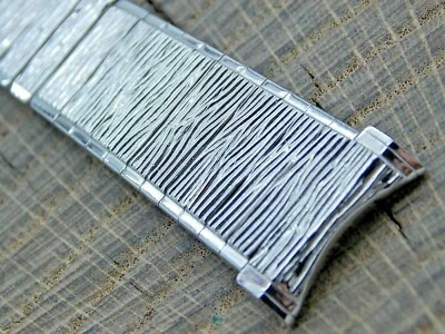 Nuevo de Lote Antiguo Baldwin Correa de Reloj de Acero Inoxidable Expansión 19mm Pulsera Sin Usar Foto 1 de 4