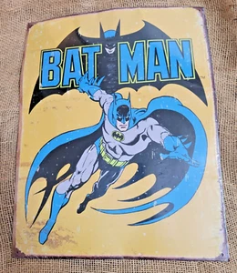 Blechschilder Batman Retro Classic Old-School reproduziert aus authentischer Vintage Werbung - Bild 1 von 8