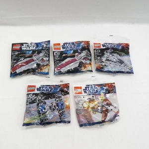 5 juegos Lego Star Wars Republic Attack Cruiser, TIE Fighter, STAP, Star Destroyer - Imagen 1 de 9