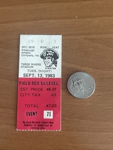 MLB DEBUTS JEFF DOYLE RALPH CITARELLA 1983 Cardinals Pirates ticket stub - Picture 1 of 2
