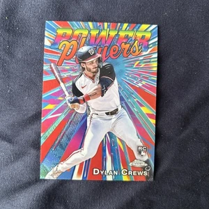 Dylan Crews 2025 Topps Chrome #PP-20 RC Power Players Nationals - Picture 1 of 2