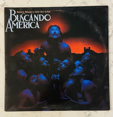 Ruben Blades Y Seis Del Solar Buscando America Vinyl LP Elektra Records Gatefold Foto 1 de 3