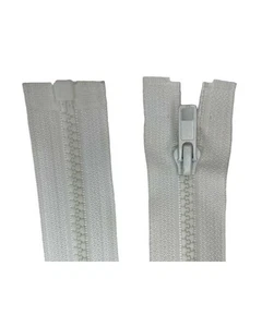 Cerniera Lampo Chiusura Zip Sganciabile Pressofusa Denti Plastica 1 Cursore Lung - Imagen 1 de 77