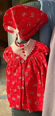 "Vestido y sombrero para composición de 25"" Shirley Temple" Foto 1 de 2