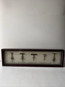 5 Stück Schattenkasten Display Miniatur Antik Korkenzieher - Bild 1 von 13